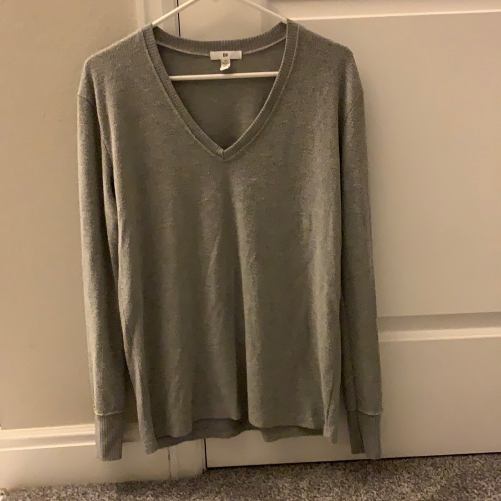 BP Grey V-Neck Sweater